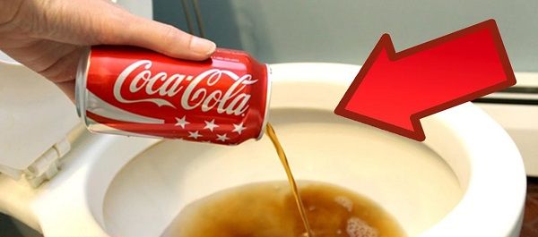 Coca cola - Effectively clean your toilet