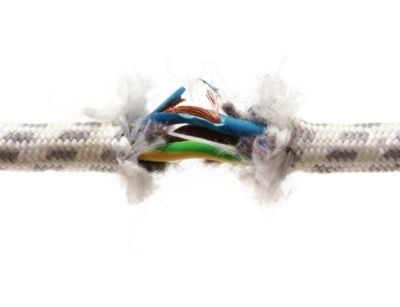 frayed wires