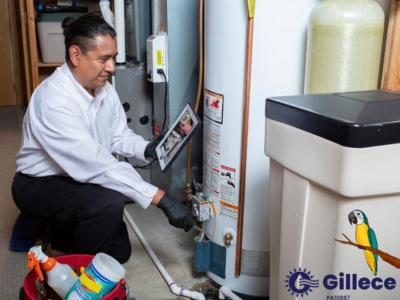 gillece leaking water heater