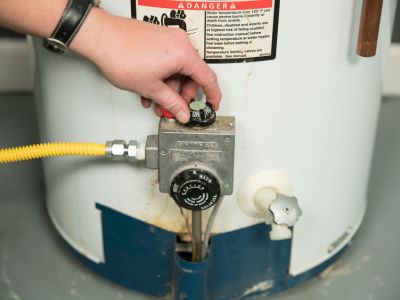 switch off the water heater